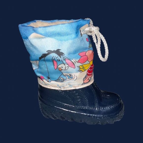 Baby Vintage 70s WINNIE THE POOH Snow Boots SIZE 5 - Picture 5 of 5